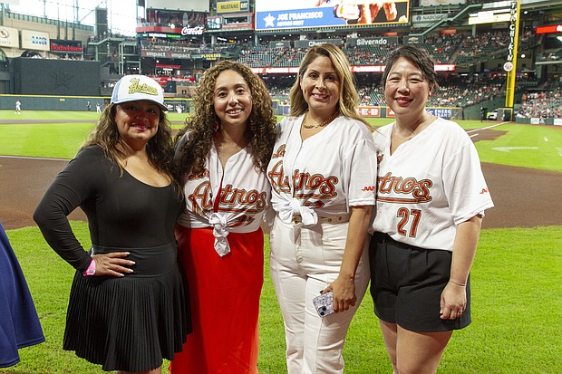 AARP Texas Team
Left to right: Jackie Gil - Associate State Director of Communications, Jennifer Wandrey - Associate State Director of Outreach & Advocacy, Rosalinda Martinez- Director of Community Strategy, and Tina Tran - State Director