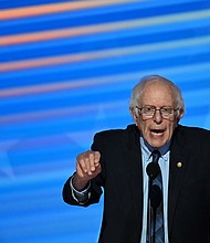 Sen. Bernie Sanders, pictured at the 2024 Democratic National Convention in Chicago, hammered the CEO of drugmaker Novo Nordisk on Tuesday in a hearing on the price of its medicines.
Mandatory Credit:	Bernadette Tuazon/CNN via CNN Newsource