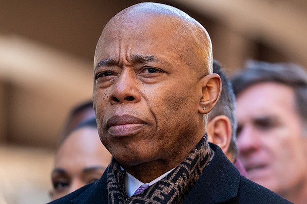 New York City Mayor Eric Adams is seen in on March 1, in New York City.
Mandatory Credit:	Spencer Platt/Getty Images/File via CNN Newsource