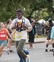 Actor and humanitarian Djimon Hounsou runs Sept. 21 in the third edition of Run Richmond 16.19 at Kanawha Plaza.