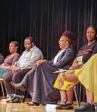 Due to the number of candidates, School Board candidates were split into two groups during a
forum at Huguenot High School on Monday.