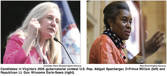 A little over one year before the 2025 gubernatorial election, Republican Lt. Gov. Winsome Earle-Sears and U.S. Rep. Abigail Spanberger, …