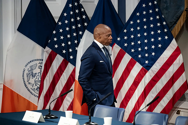 The indictment came after a swirl of investigations into Mayor Eric Adams and key members of his inner circle came to light. Credit...Karsten Moran for The New York Times