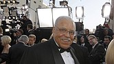 James Earl Jones arrives before the 84th Academy Awards on Sunday, Feb. 26, 2012, in Los Angeles. Jones, who overcame racial prejudice and a severe stutter to become a celebrated icon of stage and screen, died at age 93, on Sept. 9.