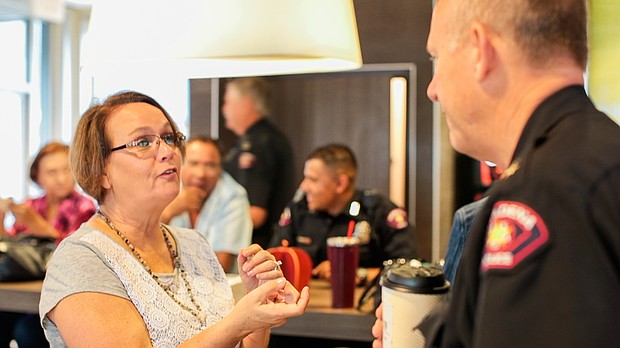 Coffee with a Cop at McDonald's/Photo courtesy of McDonald's Houston
