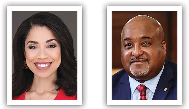 Former Houston City Council Member Amanda Edwards and Rawle Andrews, Executive Director of the American Psychiatric Association Foundation