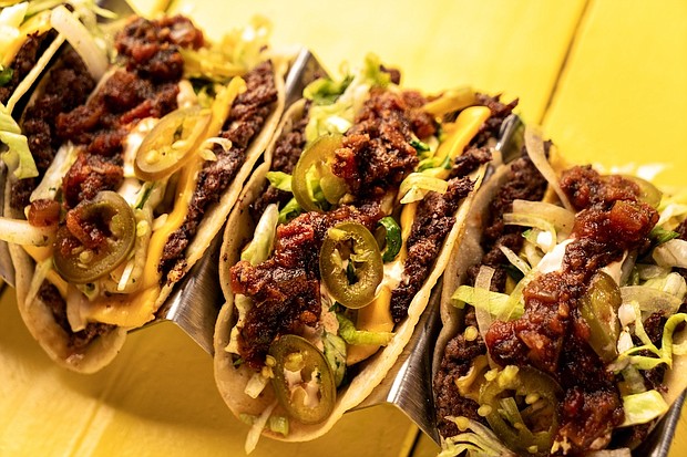 Trill Smash Tacos (photo credit Dylan McEwan)