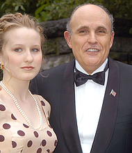 Rudy Giuliani with his daughter, Caroline Giuliani