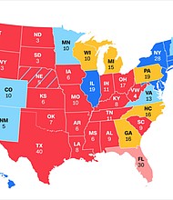 The 2024 presidential electoral battleground map has proved to be remarkably stable over the past two months after the race was reshaped with Vice President Kamala Harris’ elevation to the top of the Democratic ticket.
Mandatory Credit: CNN via CNN Newsource