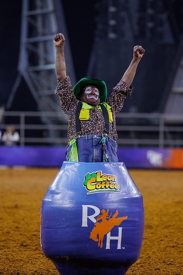 Legendary Barrelman Leon Coffee/Photo credit Houston Livestock Show and Rodeo