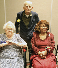 Nine centenarians were honored during the City of Richmond’s 11th annual Centenarian Day celebration on Sept. 21 at the Hilton Richmond Downtown. The honorees included Ida Lee Rollins Cheatham (104), Donna Brumfield (101), Robert Paul Polich (100), Mabel Carmon (101) and Pauline Vance Wheeler (102) who enjoyed a luncheon with family, friends and music. The event celebrated their longevity, history and wisdom.