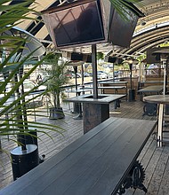 The patio at The Savoy is one of the biggest and best in the Third Ward, with a 250-person capacity.