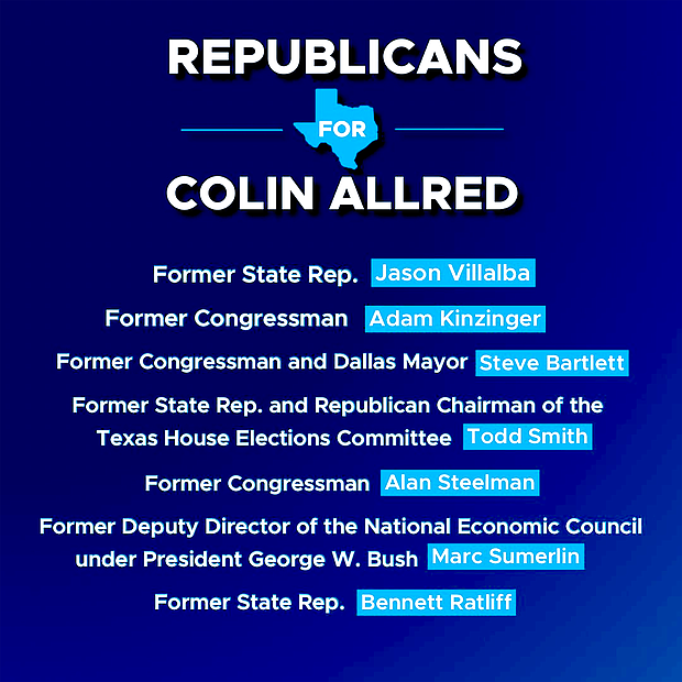 Republicans for Colin Allred