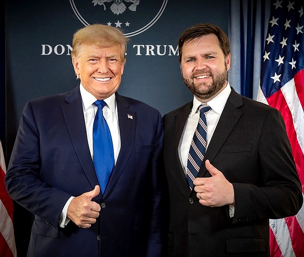 Former President Donald J. Trump and Senator J.D. Vance