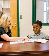 Student Support Manager with student