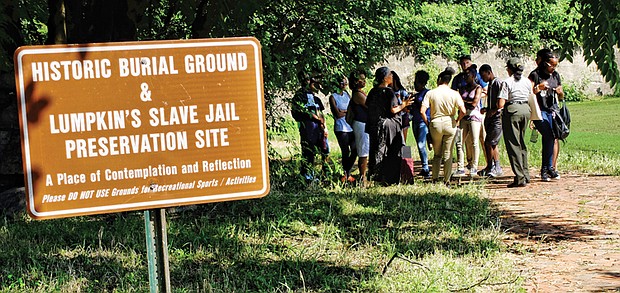The Shockoe Bottom African Burial Ground.