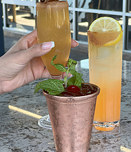 The Locker Room’s new fall cocktails are a delicious way to celebrate the season. (L-R) Cinnamon Twist, Fallen Leaves, and Maple Peach Harvest.
Photos: Visual Influence