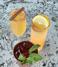 TLR’s new fall cocktails capture the essence of autumn with unique twists on classic drinks like the
Cinnamon Twist – Apple Cider Mimosa, Fallen Leaves – Strawberry Amaretto Mule, and the Maple Peach Harvest – a refreshing blend of Crown Royal Peach, Lemonade, Peach Syrup, and Maple Syrup.
Photos: Visual Influence