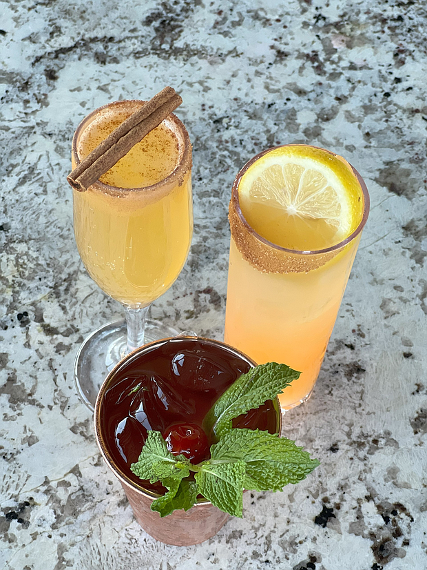 TLR’s new fall cocktails capture the essence of autumn with unique twists on classic drinks like the
Cinnamon Twist – Apple Cider Mimosa, Fallen Leaves – Strawberry Amaretto Mule, and the Maple Peach Harvest – a refreshing blend of Crown Royal Peach, Lemonade, Peach Syrup, and Maple Syrup.
 
Photos: Visual Influence