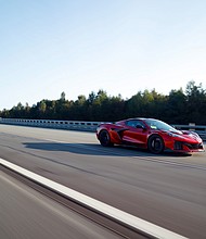 At 233 mph, the 2025 Chevrolet Corvette ZR1 is now the fastest car ever built by an American auto manufacturer. Preproduction model shown. Actual production model may vary.