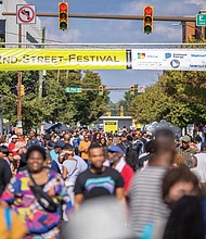 Hundreds pass through the 2nd Street Festival as it returned to celebrate its 36th anniversary on Oct. 5 and 6. The event highlights the rich culture of the Historic Jackson Ward neighborhood in Downtown Richmond.
