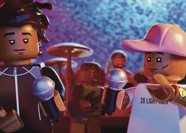 Rapper Jay-Z and singer-producer Pharrell Williams in the documentary “Piece by Piece.” The film also includes scenes shot in and around Richmond.