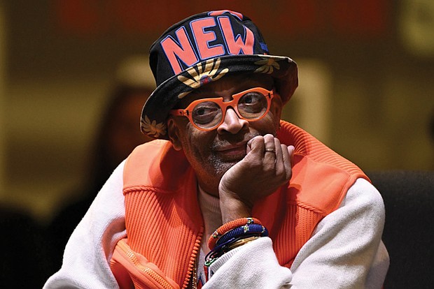 Film director Spike Lee is honored at a superfan ceremony at the Basketball Hall of Fame, Sunday, Oct. 13, in Springfield, Mass. Lee, actor Jack Nicholson, comedian Billy Crystal and businessman Alan Horwitz were added to the Naismith Memorial Basketball Hall of Fame’s James F. Goldstein SuperFan Gallery.