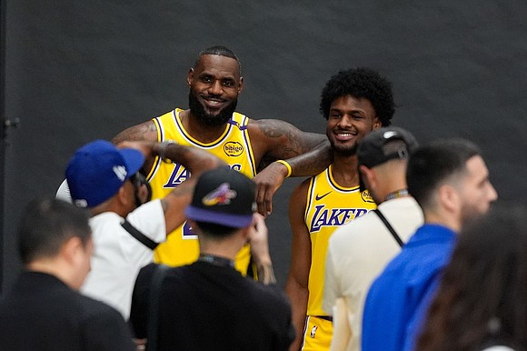 As Los Angeles Lakers superstar LeBron James and son Bronny seek to make history Tuesday night by becoming the first …