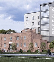 This revamped design of the hospital site was released by the university Tuesday.