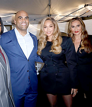 Kellly Rowland, Colin Allred, Beyonce' Knowles Carter, and Tina Knowles