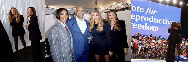 Kellly Rowland, Colin Allred, Beyonce' Knowles Carter, and Tina Knowles