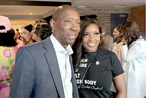 former Houston mayor Sylvester Turner and Congresswoman Jasmine Crockett