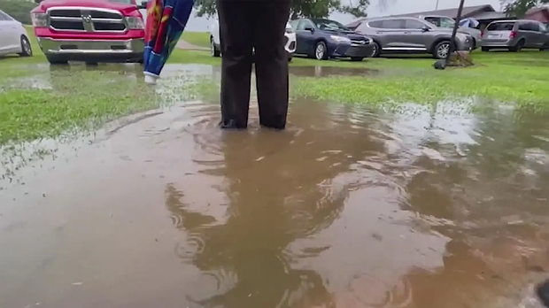 Shiloh, Alabama flooded