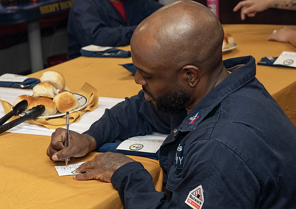 In the brisk, rolling waves of the North Sea, Houston native Machinist’s Mate 1st Class Anthony Jones finds himself marking …