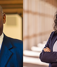 Diana Ramirez, Rodney Ellis, Lina Hidalgo, and Adrian Garcia