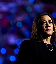 Vice President Kamala Harris attends a campaign rally in Madison, Wisconsin, on October 30.
Mandatory Credit:	Evelyn Hockstein/Reuters via CNN Newsource