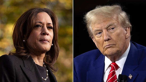 Kamala Harris and Donald Trump