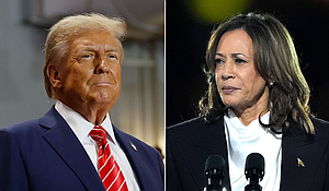 Donald Trump and Vice President Kamala Harris