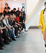 A model walks the runway during the Chanel Cruise show at the Hong Kong Design Institute on Tuesday, November 5.
Mandatory Credit:	Anthony Kwan/Getty Images via CNN Newsource