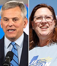 Sarah McBride, Josh Stein, Julie Johnson and Lisa Blunt Rochester.
Mandatory Credit:	AP/Getty Images via CNN Newsource