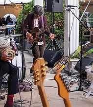 Prabir Mehta and his trio perform at Diwali at the Garden, at Lewis Ginter Botanical Garden.