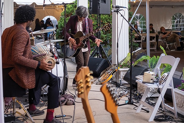 Prabir Mehta and his trio perform at Diwali at the Garden, at Lewis Ginter Botanical Garden.