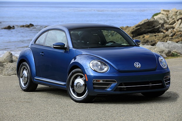 Volkswagen is recalling vehicles, including 2017 to 2019 Beetles, over safety concerns about their airbags.
Mandatory Credit:	Volkswagen via CNN Newsource