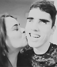 Andreza Carleo Silva and her son Alex