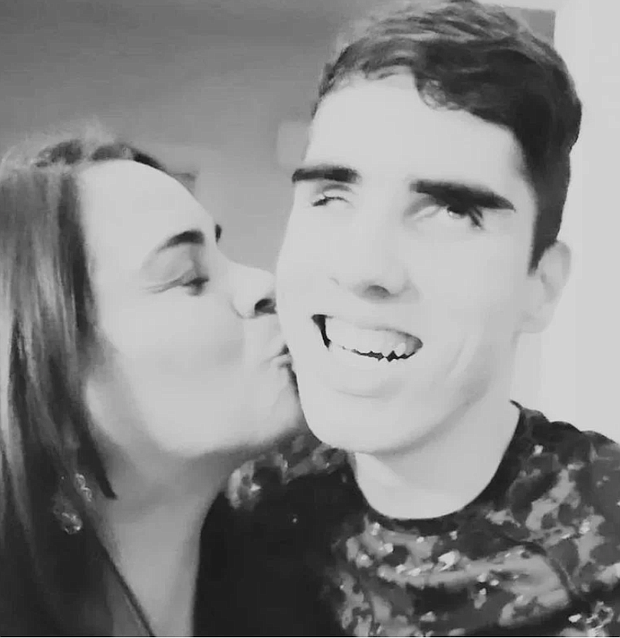 Andreza Carleo Silva and her son Alex