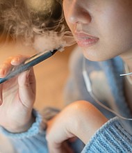 Over 1.6 million youths are vaping in middle and high school, according to the FDA.
Mandatory Credit:	whitebalance.oatt/E+/Getty Images via CNN Newsource