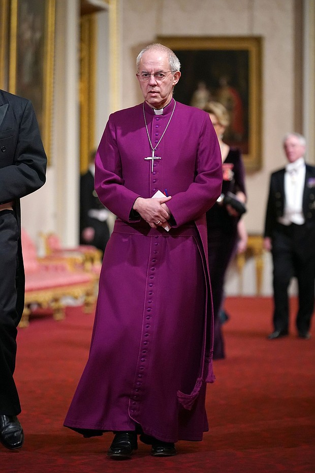 The Archbishop of Canterbury, Justin Welby, shown on November 21, 2023, resigned on Tuesday. The most senior official in the Church of England was accused of failing to reprimand a prolific child abuser.
Mandatory Credit:	Yui Mok/WPA Pool/Getty Images via CNN Newsource
