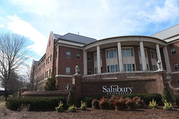 Twelve students at Salisbury University in Maryland allegedly targeted a man “due to his sexual preferences” and lured him to an off-campus apartment where they beat him, police said. Pictured is Salisbury University in Maryland in 2020.
Mandatory Credit:	Megan Raymond/Salisbury Daily Times/USA Today/Imagn Images via CNN Newsource