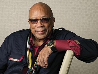 Music producer Quincy Jones poses for a portrait to promote his documentary “Quincy” during the Toronto Film Festival on Sept. 7, 2018.