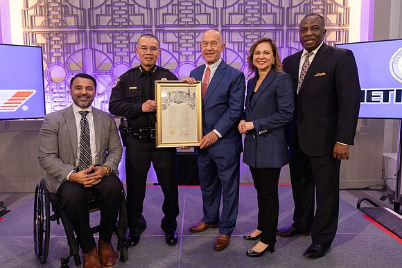 Metro Police Chief Ban Tien swearing-in ceremony